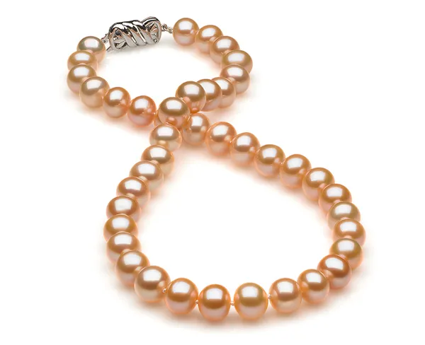 9x10mm Peach Freshwater Pearl Necklace