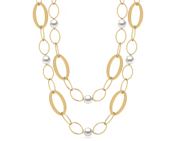 32 Inch South Sea Pearl Circle of Life Necklace