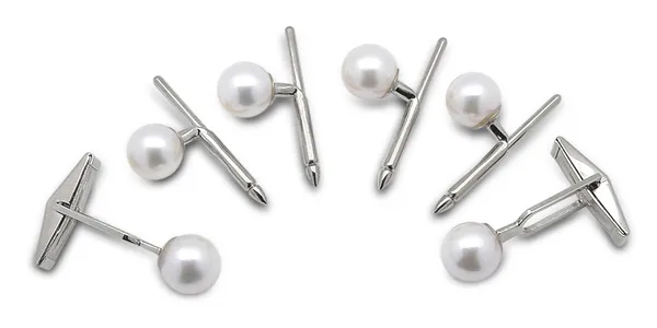 Cuff Links - Freshwater Cultured Pearls