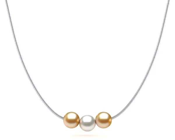 Golden South Sea Pearl Creamsicle Necklace