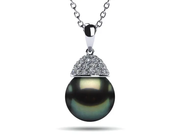 Tahitian Pearl Acorn Pendant