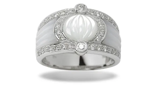 SOLD - Atalanta a Mother of Pearl Ring