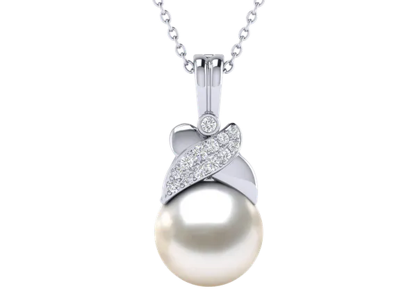 Jezebel a White South Sea Pearl Pendant