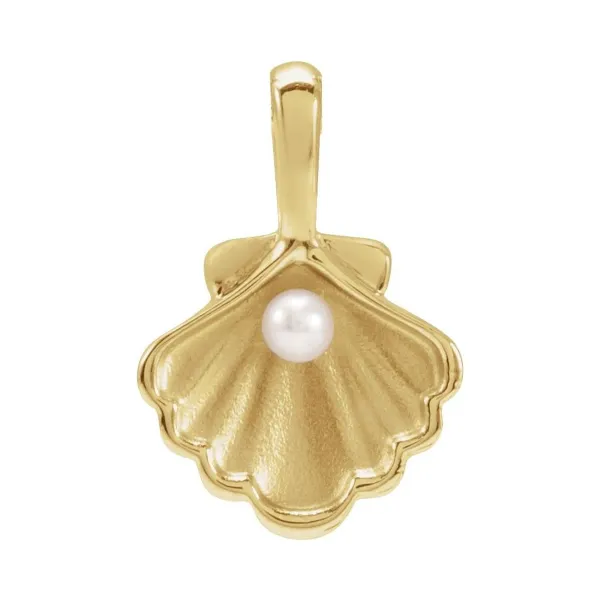 Seed Pearl Family Shell Pendant – 1 Pearl