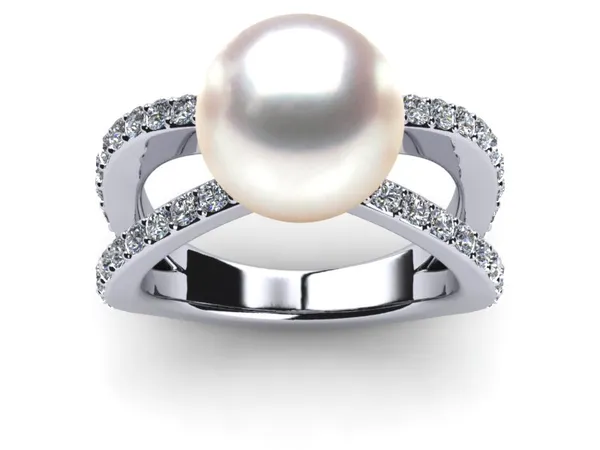 South Sea Pearl Saturn Ring Deluxe