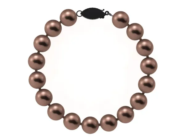 8.5 x 9mm Mocha Freshwater Pearl Bracelet