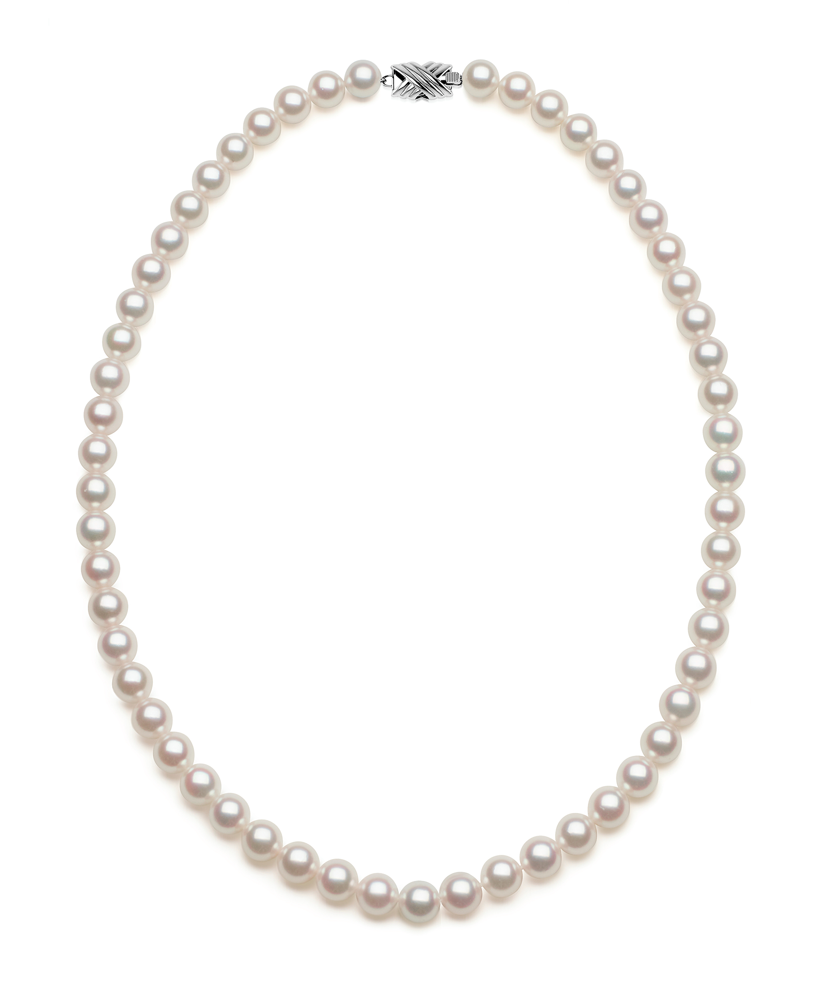 GIA Certified 7.00–7.52mm Akoya Cultured Pearl Necklace