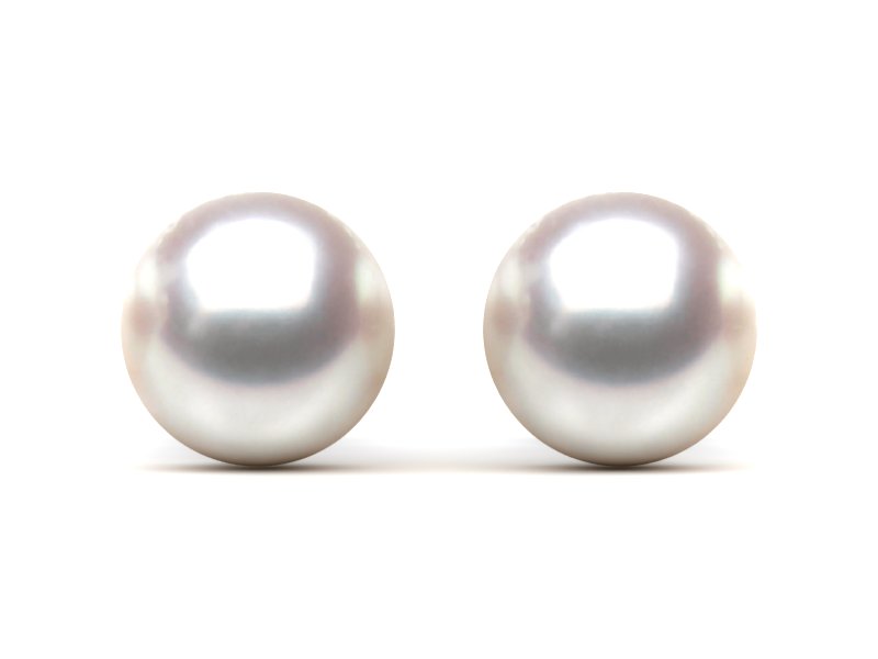 8.0mm Japanese Akoya Cultured Pearl Earring TRUE AAA Quality