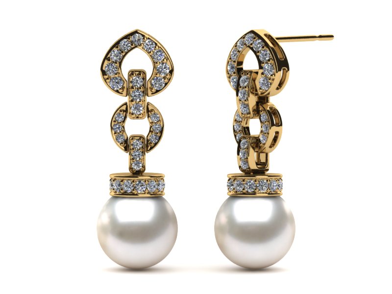 Japanese Akoya Pearl Evania Earring