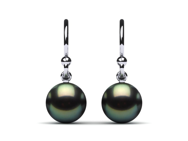 Tahitian Pearl French Wire Loop Earring