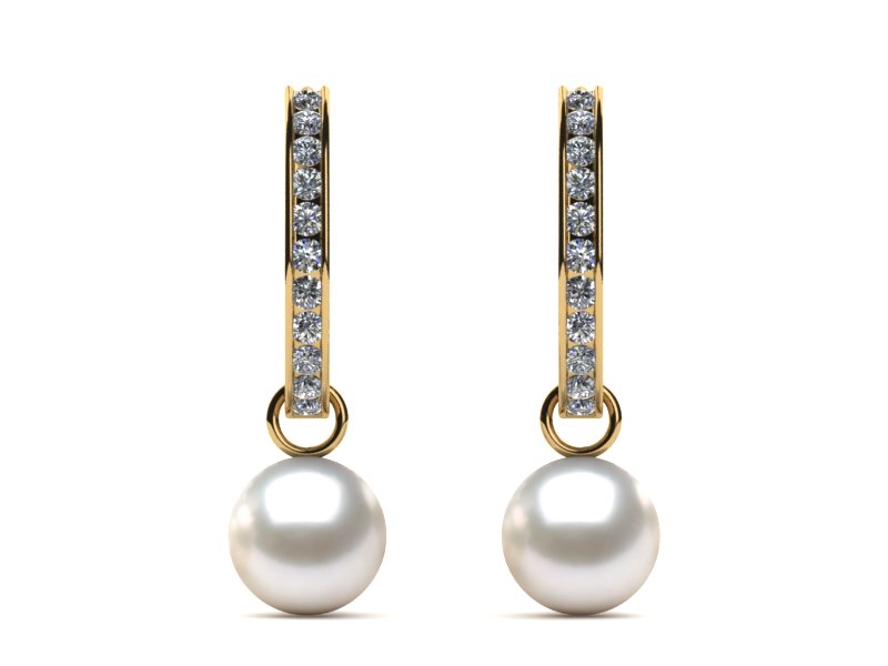 Josephine Japanese Akoya Cultured Pearl Earring