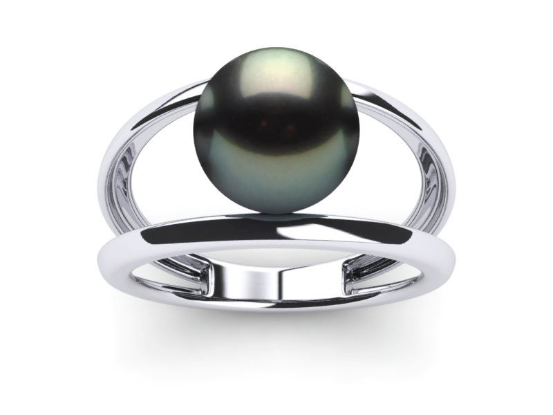 Tahitian Pearl Ring, Leo II Style