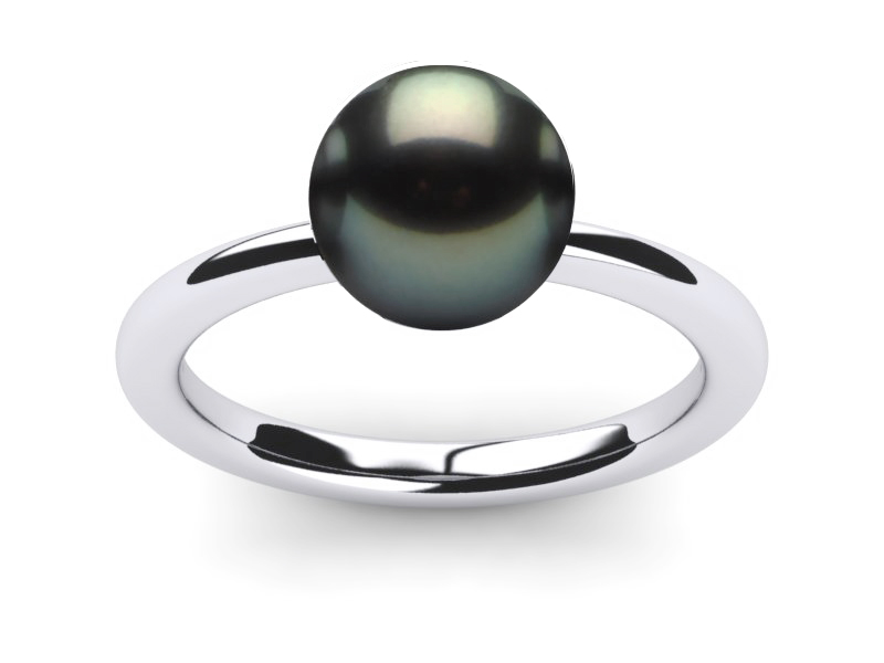 Tahitian Pearl Thin Classic Ring