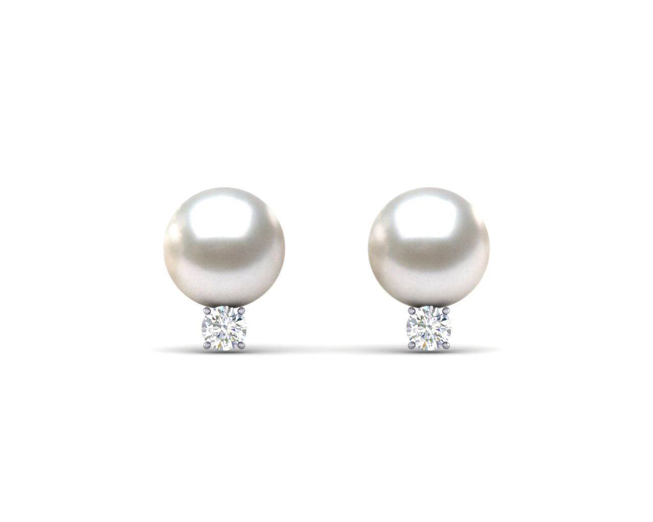 6mm Akoya Pearl White Grace Earring