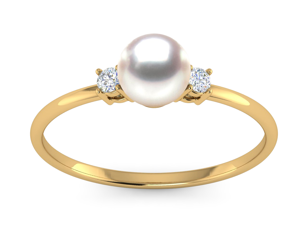 Petite Grace Akoya Pearl Ring