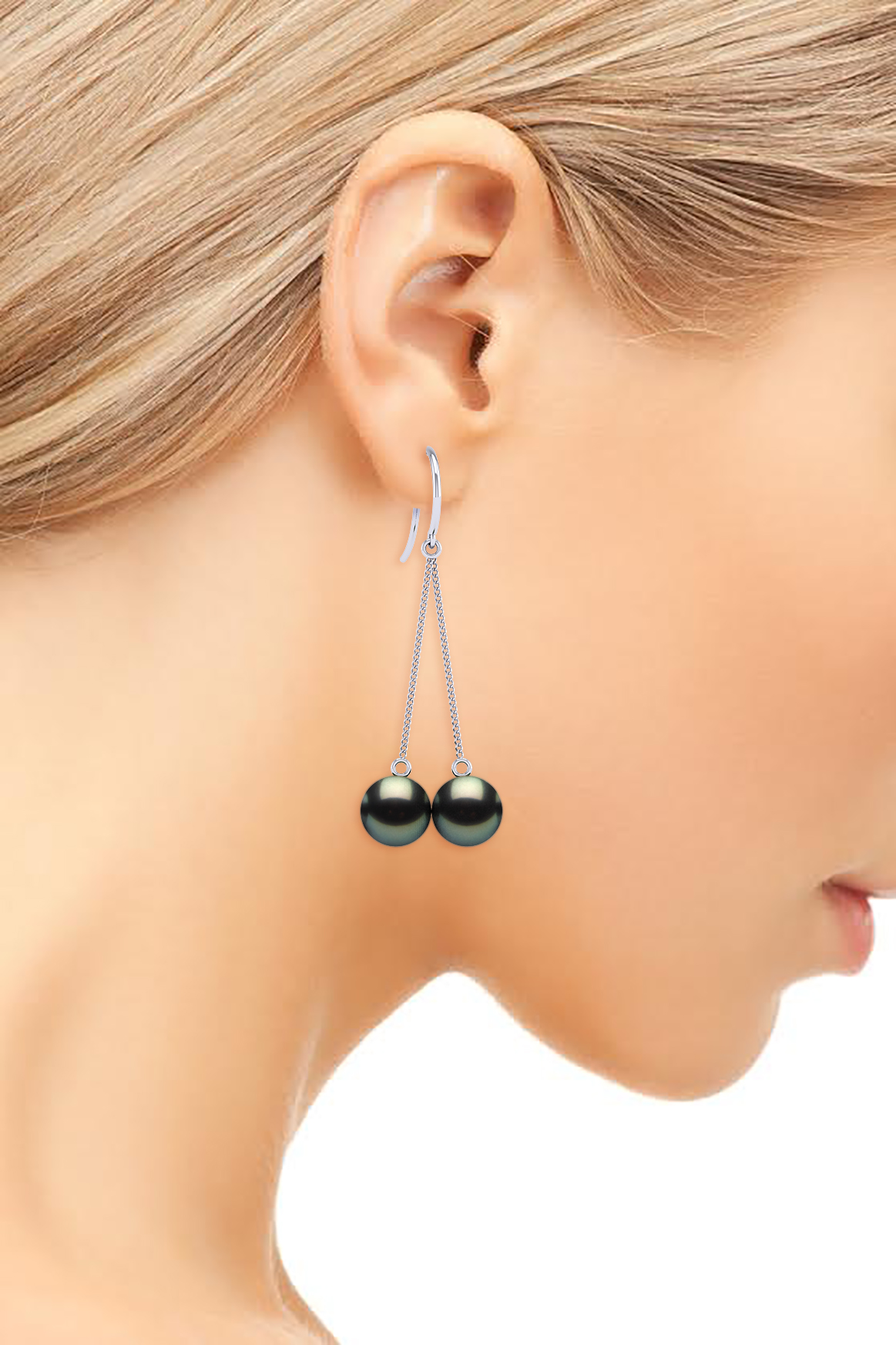 Tahitian Pearl Double Threader
