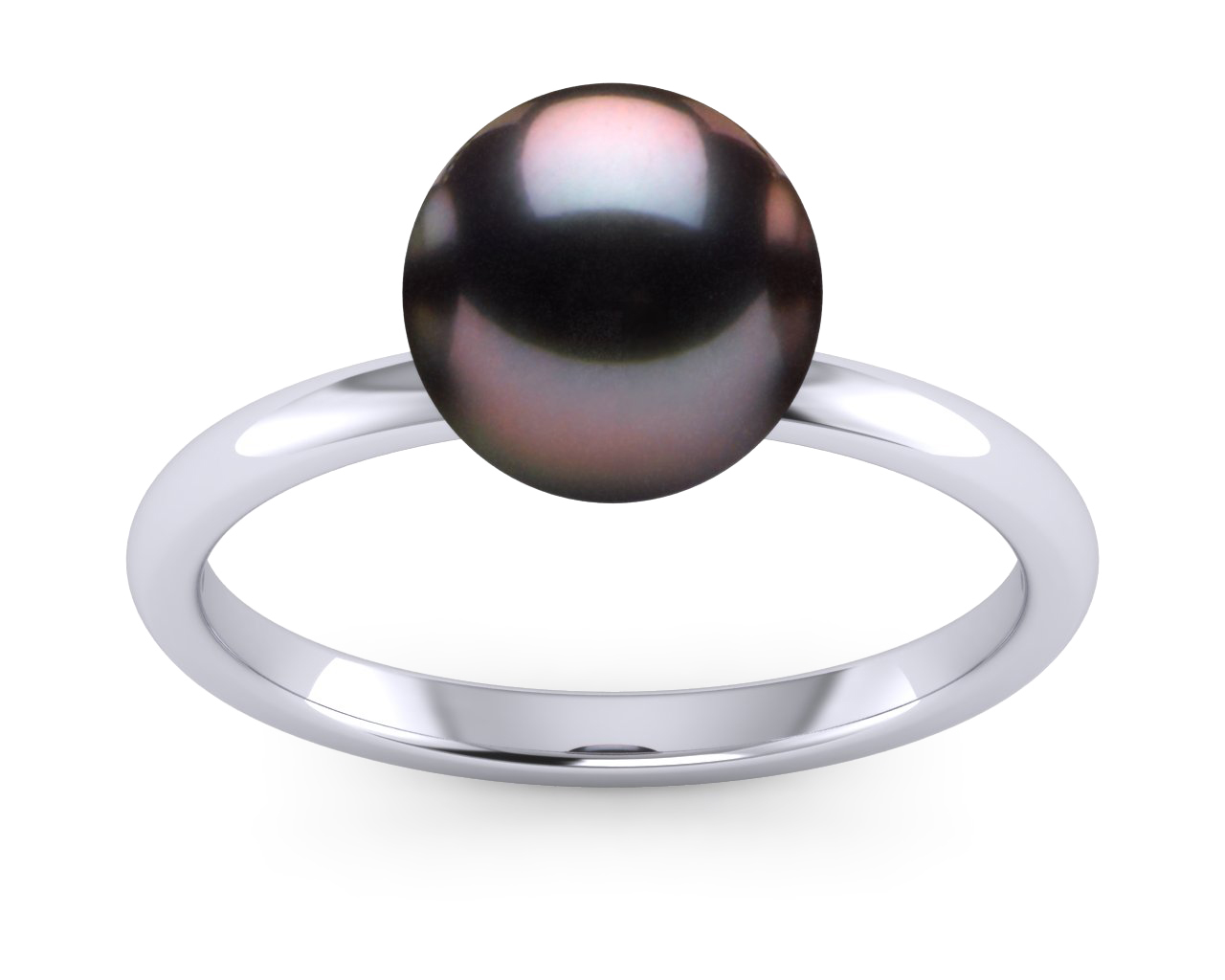 Tahitian Pearl Classic Aubergine Ring