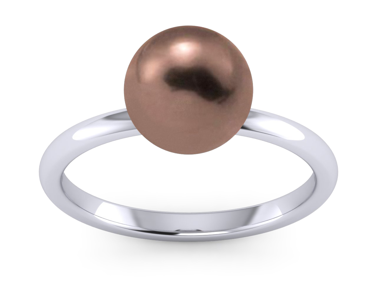 Freshwater Pearl Classic Mocha Ring