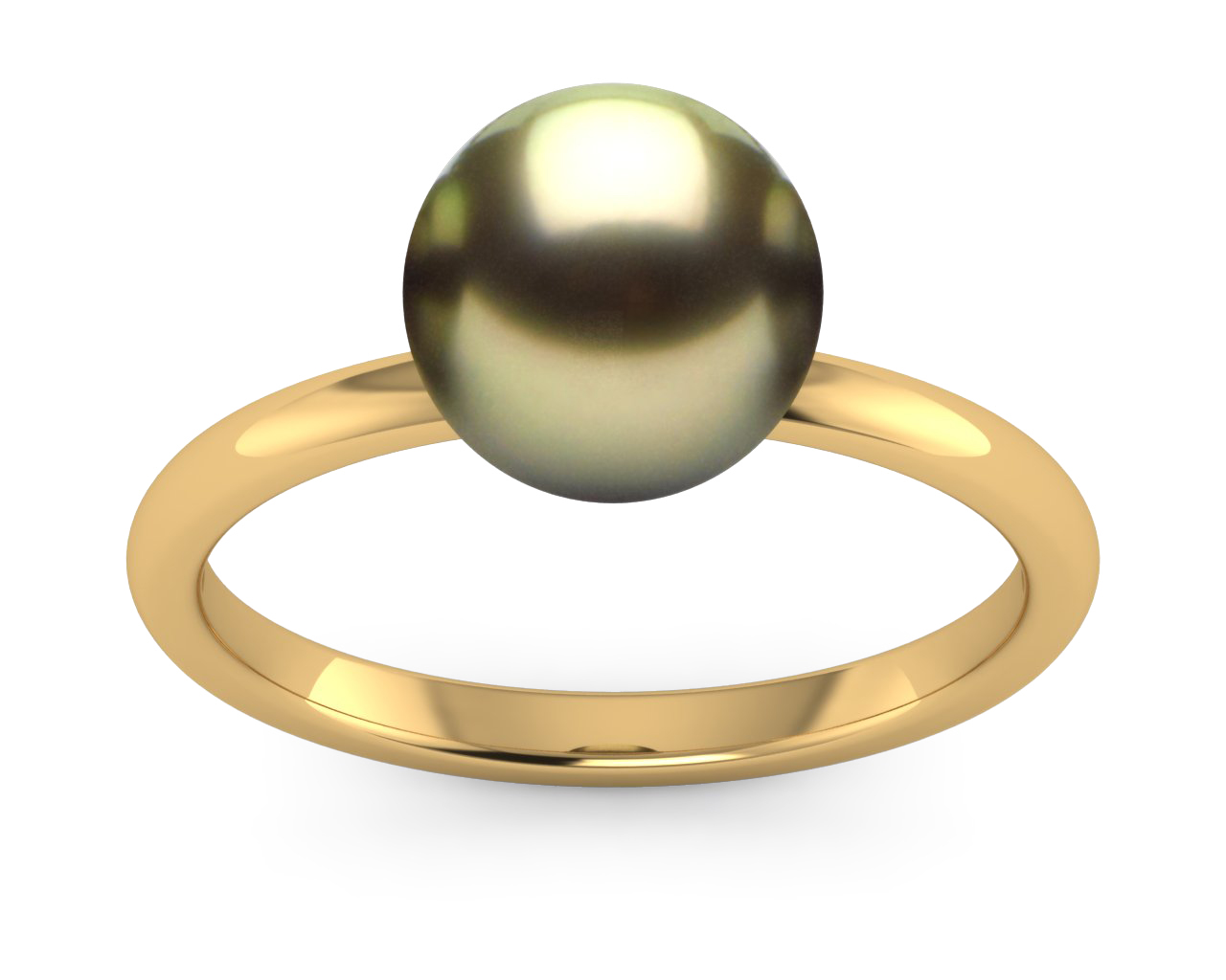 Tahitian Pearl Pistachio Classic Ring