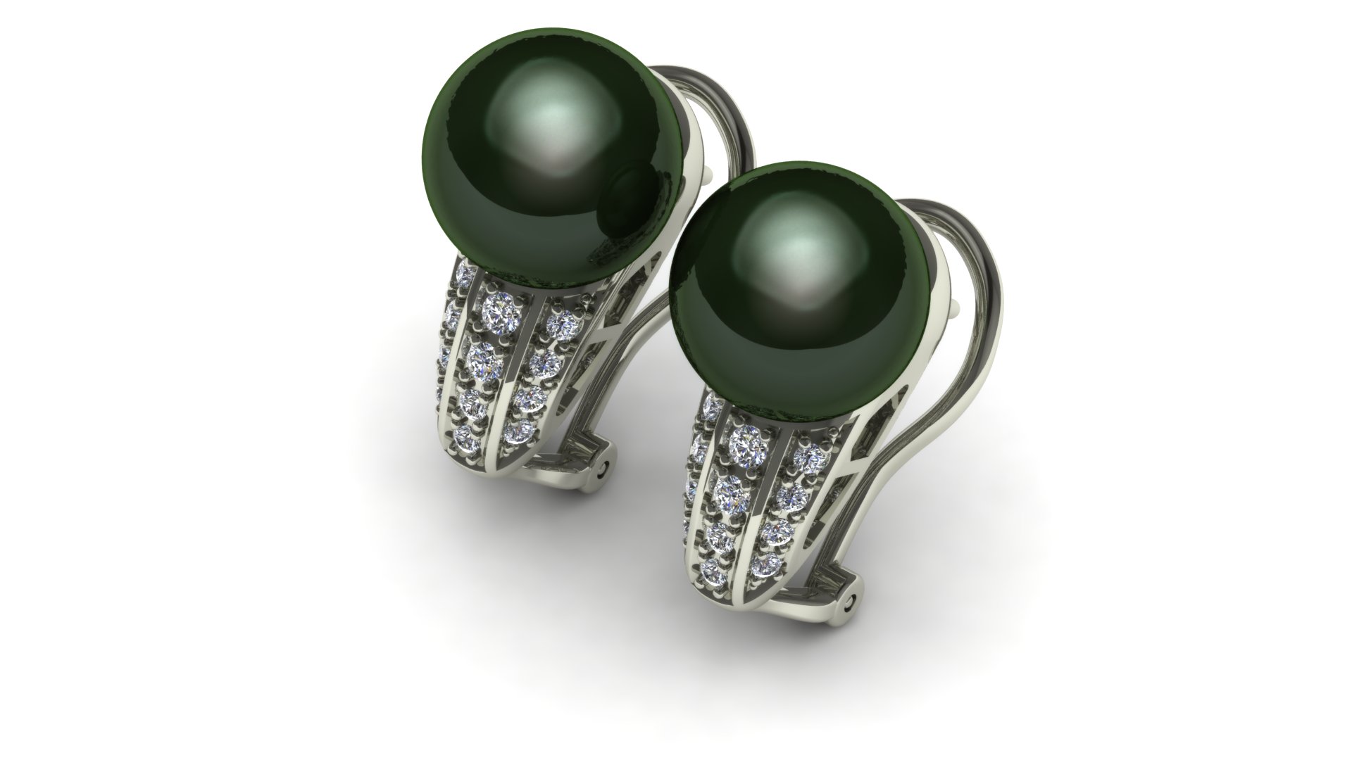 Eunice Pearl & Diamond Earring