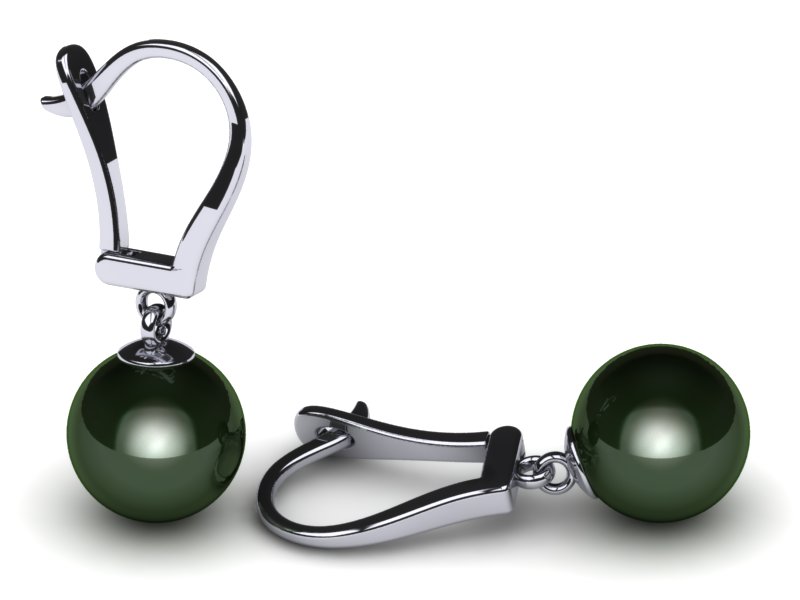 Lever Back Tahitian Pearl Earring