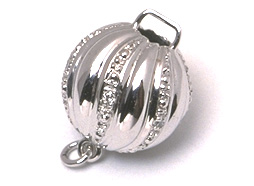 10mm Diamond Ball Stripe Clasp