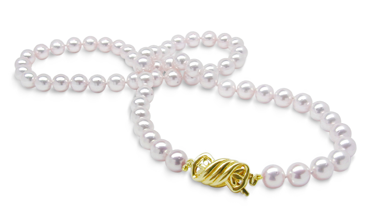 6 x 6.5 mm "A+1 Quality" Japanese Akoya Cultured Pearl Necklace
