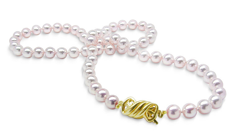 6 x 6.5 mm "AA1 Quality" Japanese Akoya Cultured Pearl Necklace