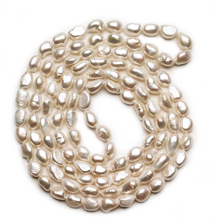 9 x 10mm Baroque Rope 46"