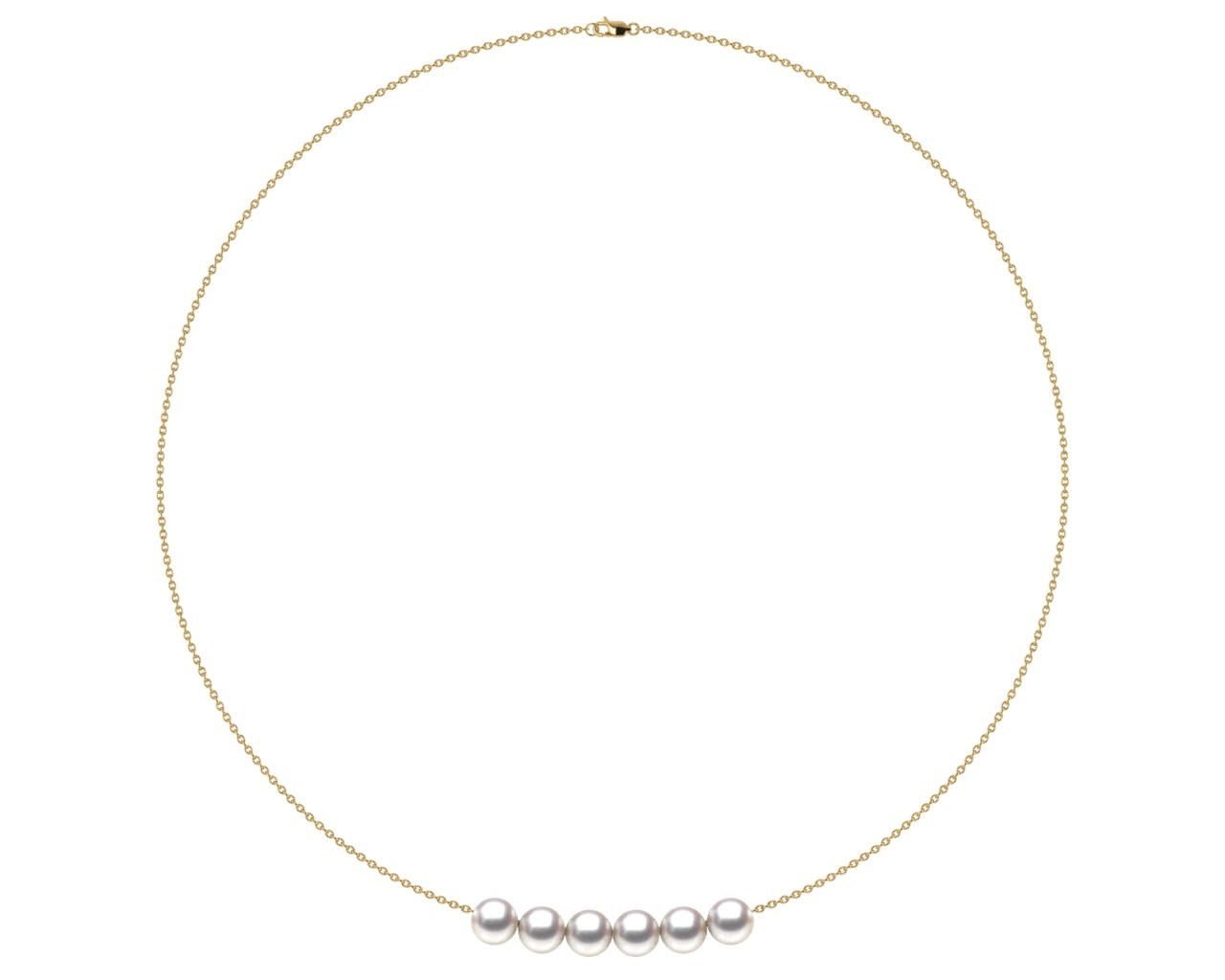 AAA Quality Add Pearl Necklaces with 6 Pearls