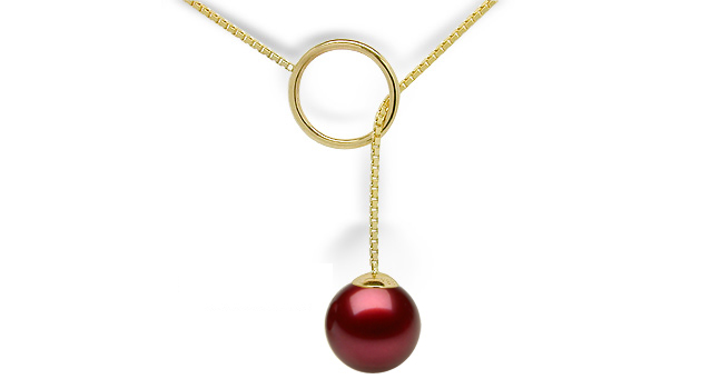 Cranberry Felicia Pendant
