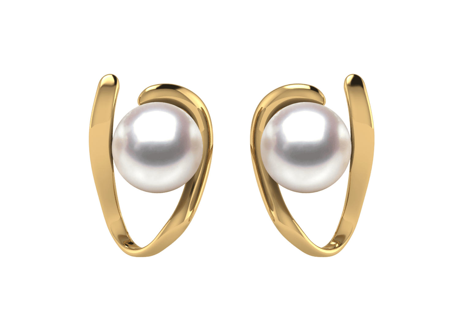 Destiny a Japanese Akoya Cultured Pearl Earring