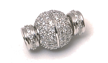 Diamond Ball Rondell Clasp