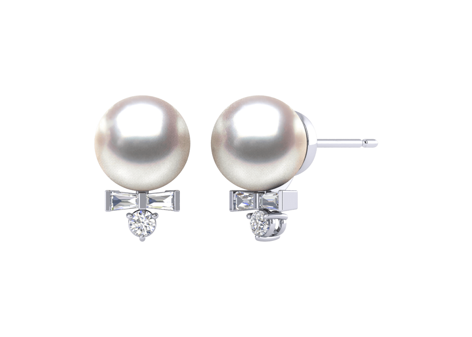 Ella a Japanese Akoya Cultured Pearl Earring