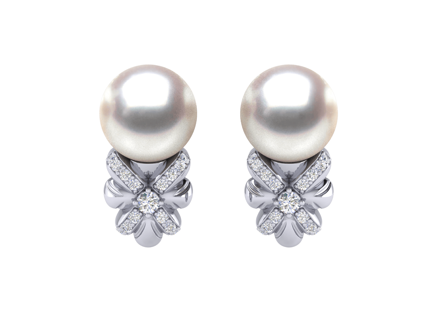 Jobina a Japanese Akoya Cultured Pearl Earring