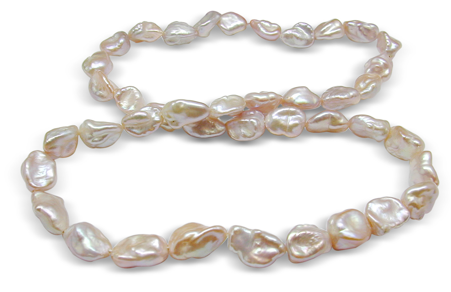 Lavender Single & Multi Strand Biwa Nugget Freshwater Pearl Necklace