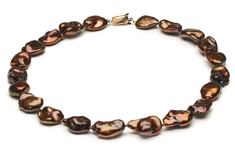 Mocha Keshi Baroque Choker