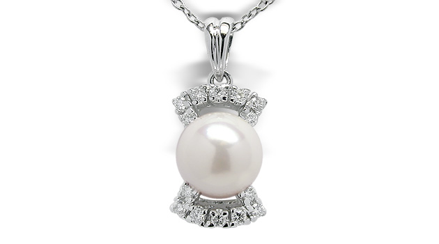 Pandora a Japanese Akoya Cultured Pearl Pendant