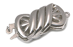 Pearl Necklace "Figure Eight" Clasp