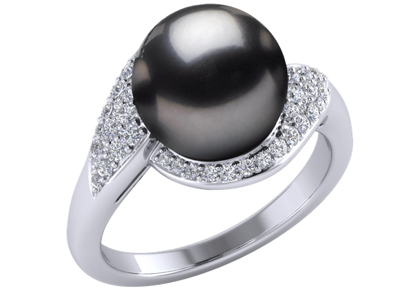 Tahitian Pearl Black South Sea Fiti Style