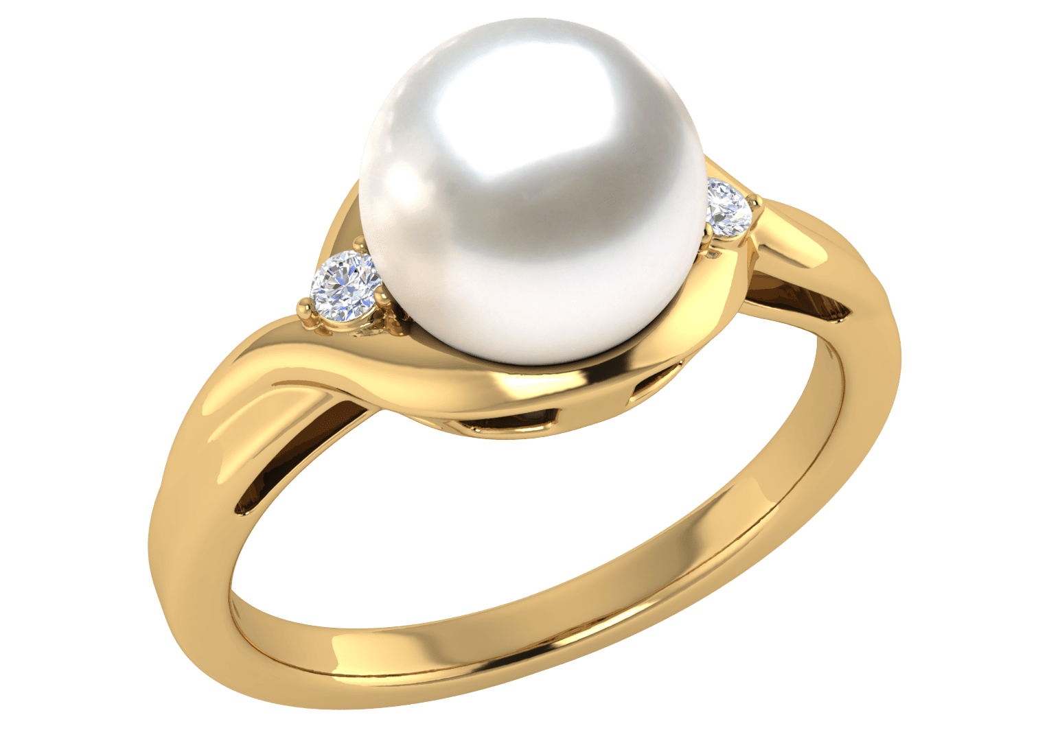 Phoebe a Japanese Akoya Cultured Pearl Ring
