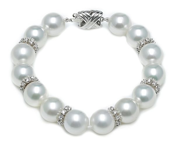 White South Sea Bracelets