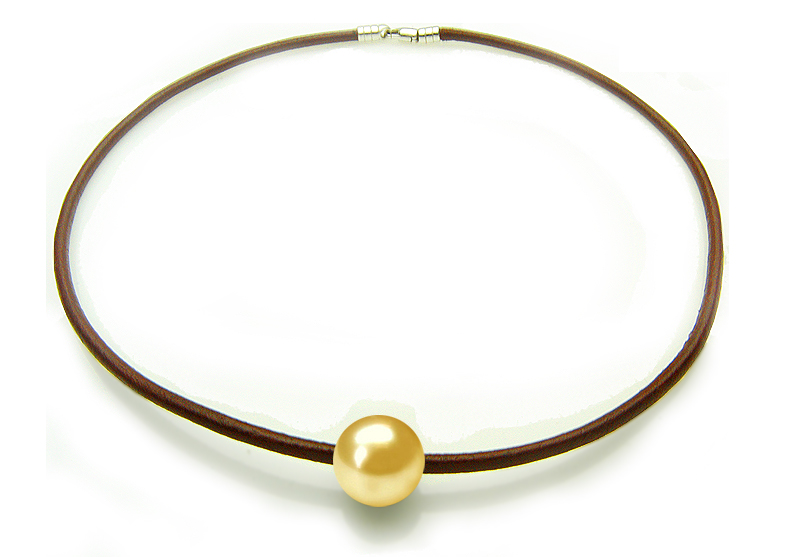 St. Barths Golden Pearl Necklace