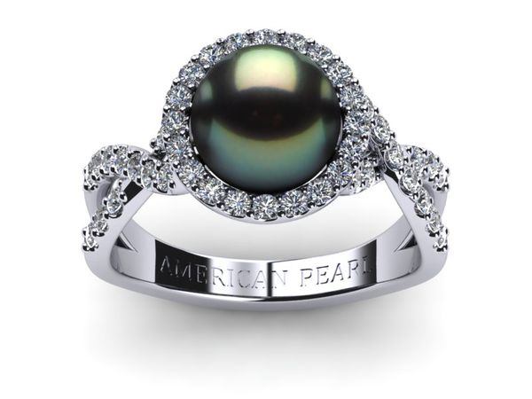 Tahitian Pearl Flow Ring