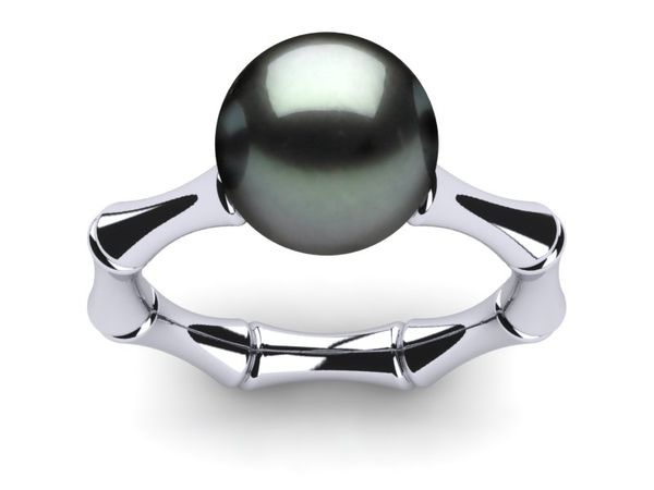 Tahitian Pearl New Bamboo Ring