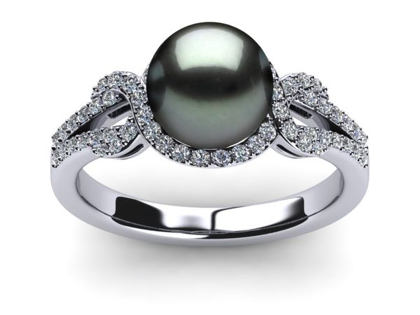 Tahitian Pearl Promise Ring