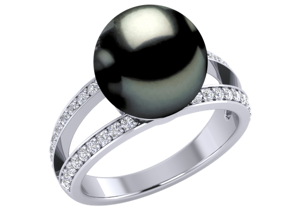 Tahitian Pearl Ring Leo