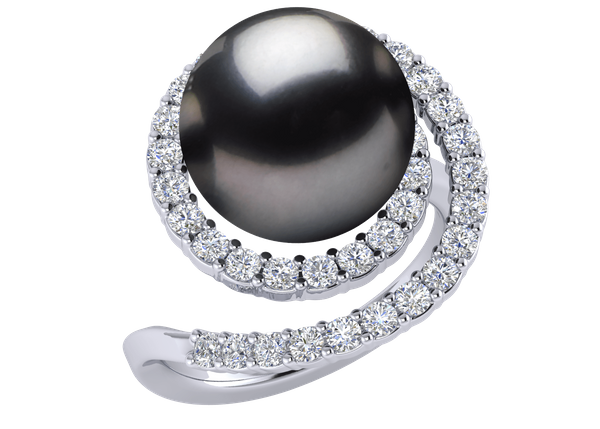 Tahitian Pearl Virgo Ring