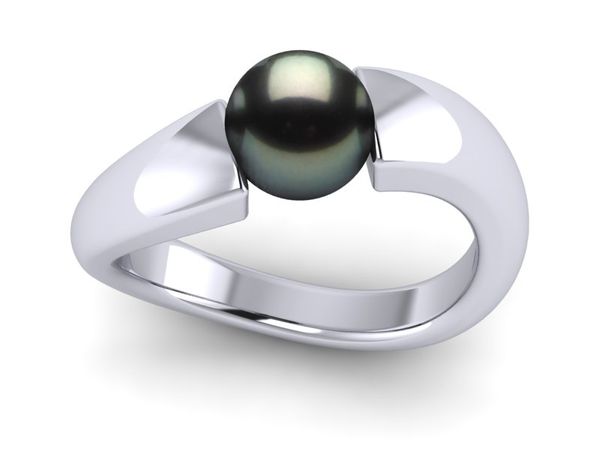 Tahitian Tension Pearl Ring